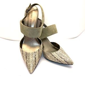 Audrey Brooke Grey “Carrie” Heels size 9